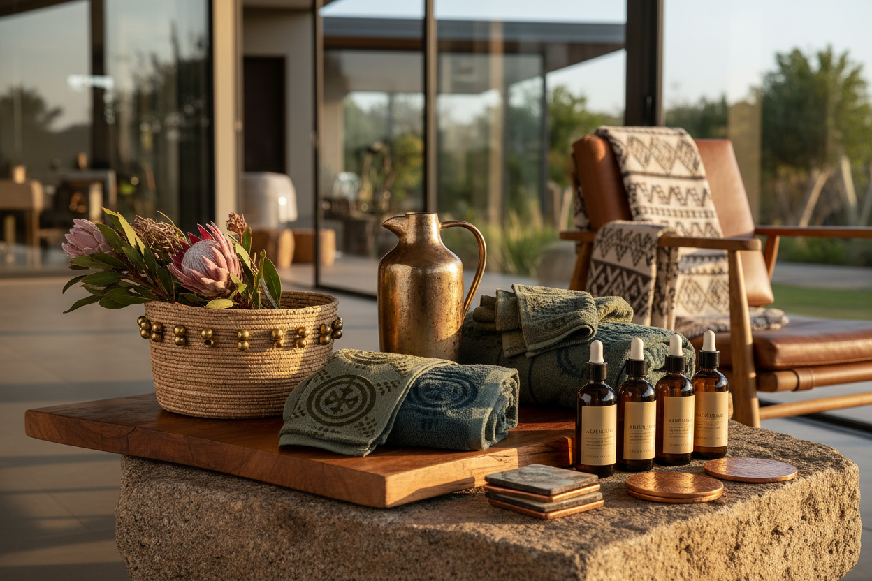 a lifestyle image of high end sustainability and local glamor