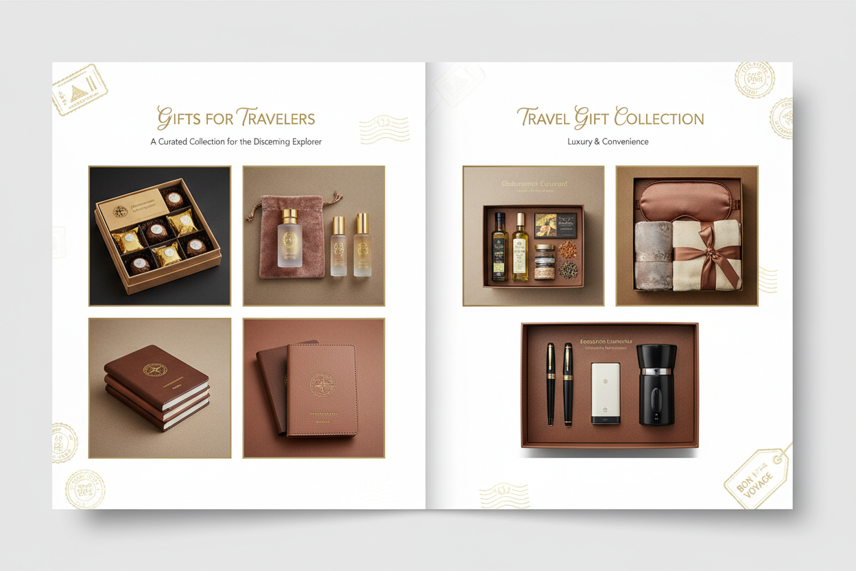 creat a cateloug for traveling guest to buy gifts